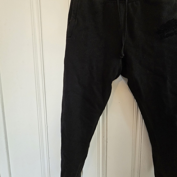 Used Medium Men's Black Roots Sweatpants - Picture 3 of 14